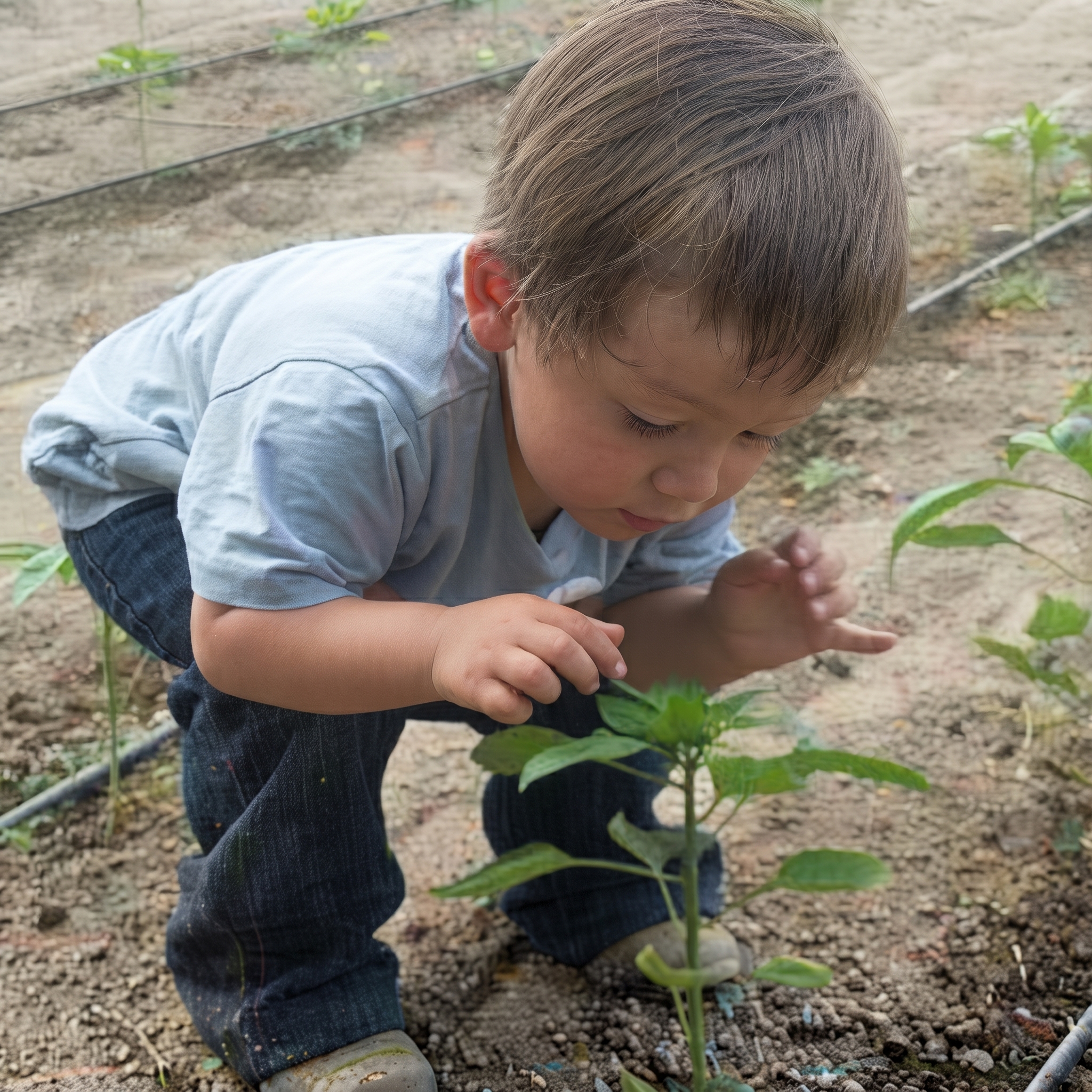 Trabajo técnico con productores en campo